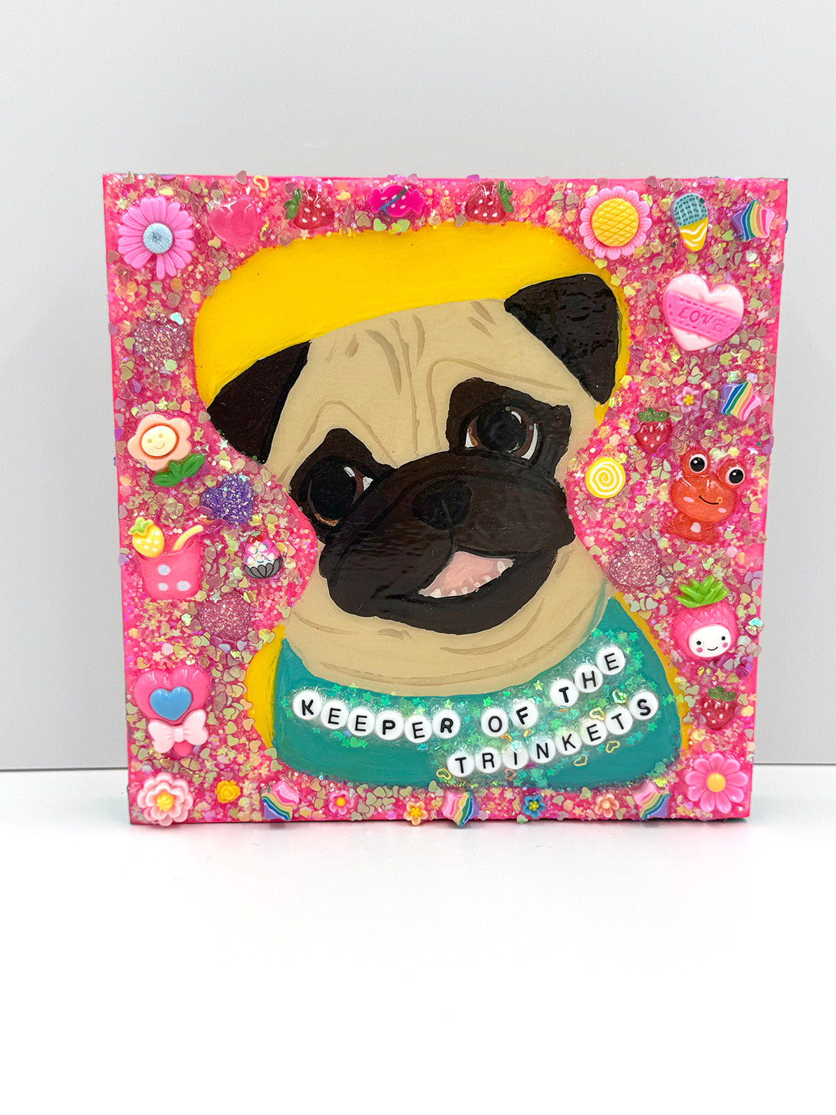 Keeper Of The Trinkets - Original Pug Painting - 100 Paintings Unleashed no. 4
