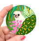 Spring Meadow - Original Pug Painting - 100 Paintings Unleashed no. 26