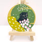 Early Spring Meadow - Original Pug Painting - 100 Paintings Unleashed no. 27