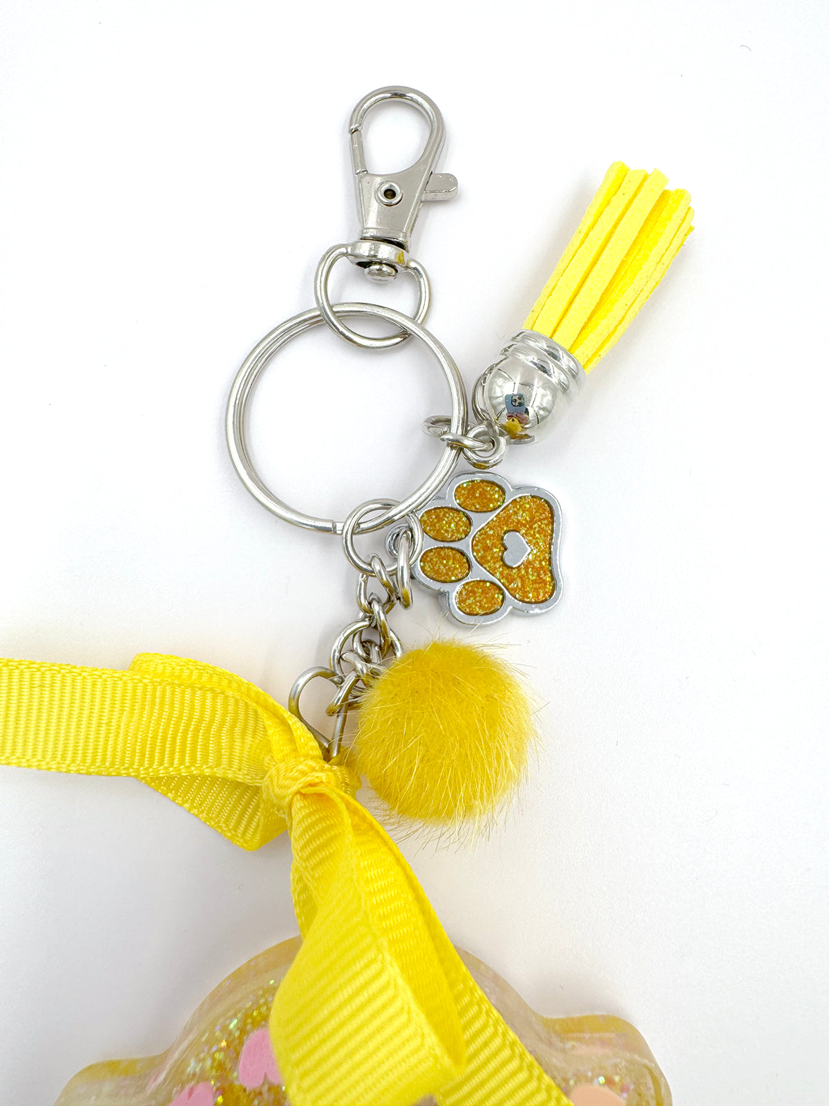 Pug Bag Charm - Most Special Girl (Black Pug)