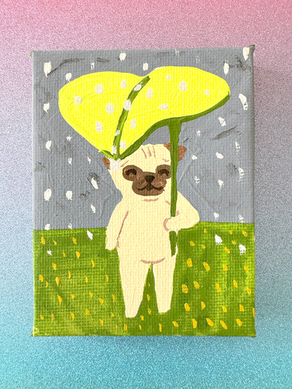 My Neighbor Pug - 2025 Miniature Painting Collection - 25/50 - Original Painting