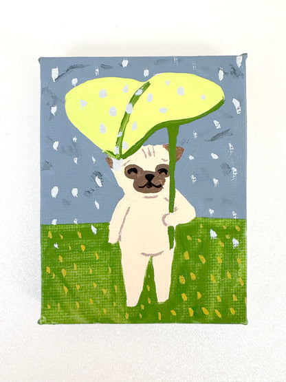 My Neighbor Pug - 2025 Miniature Painting Collection - 25/50 - Original Painting