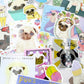 Pug Sticker Mystery Grab Bags