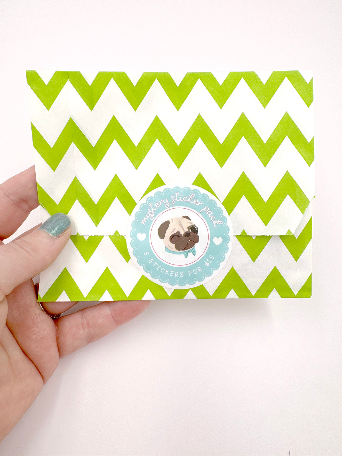 Pug Sticker Mystery Grab Bags