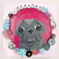 Nervous - Original Pug Painting - 100 Paintings Unleashed no. 9