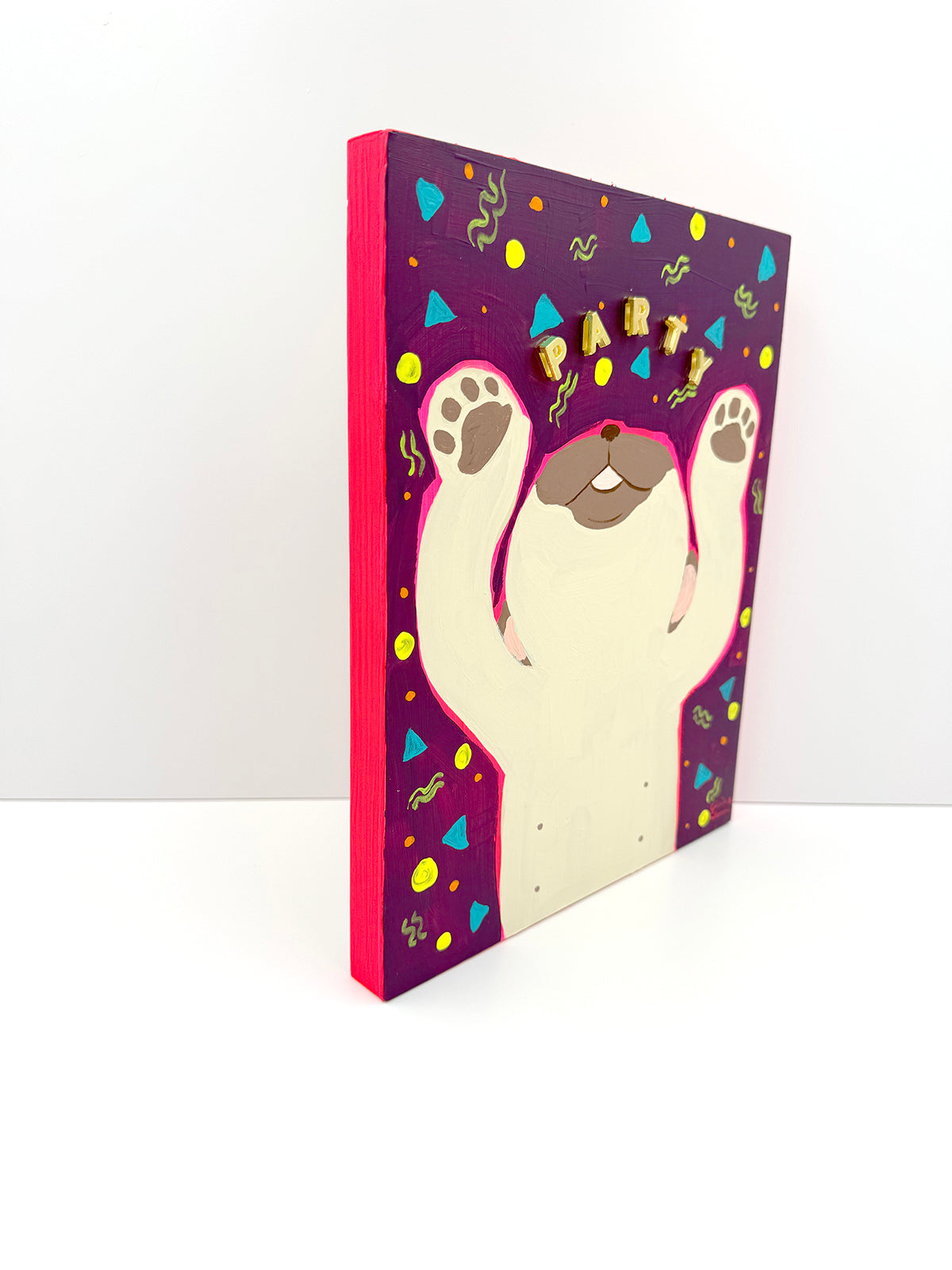 Party! - Original Pug Painting - 100 Paintings Unleashed no. 24