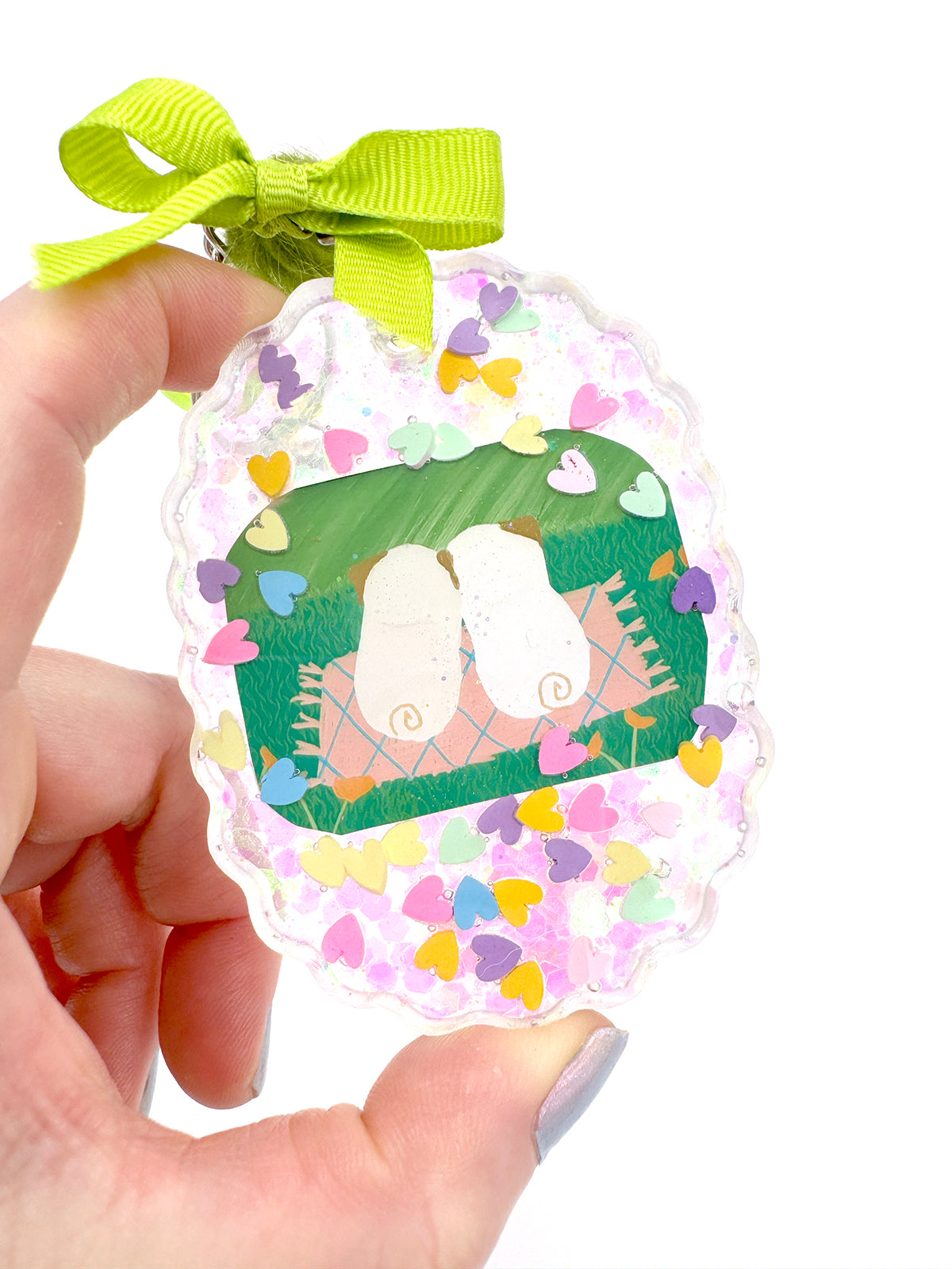 Pug Bag Charm - Love Pugs - B Grade