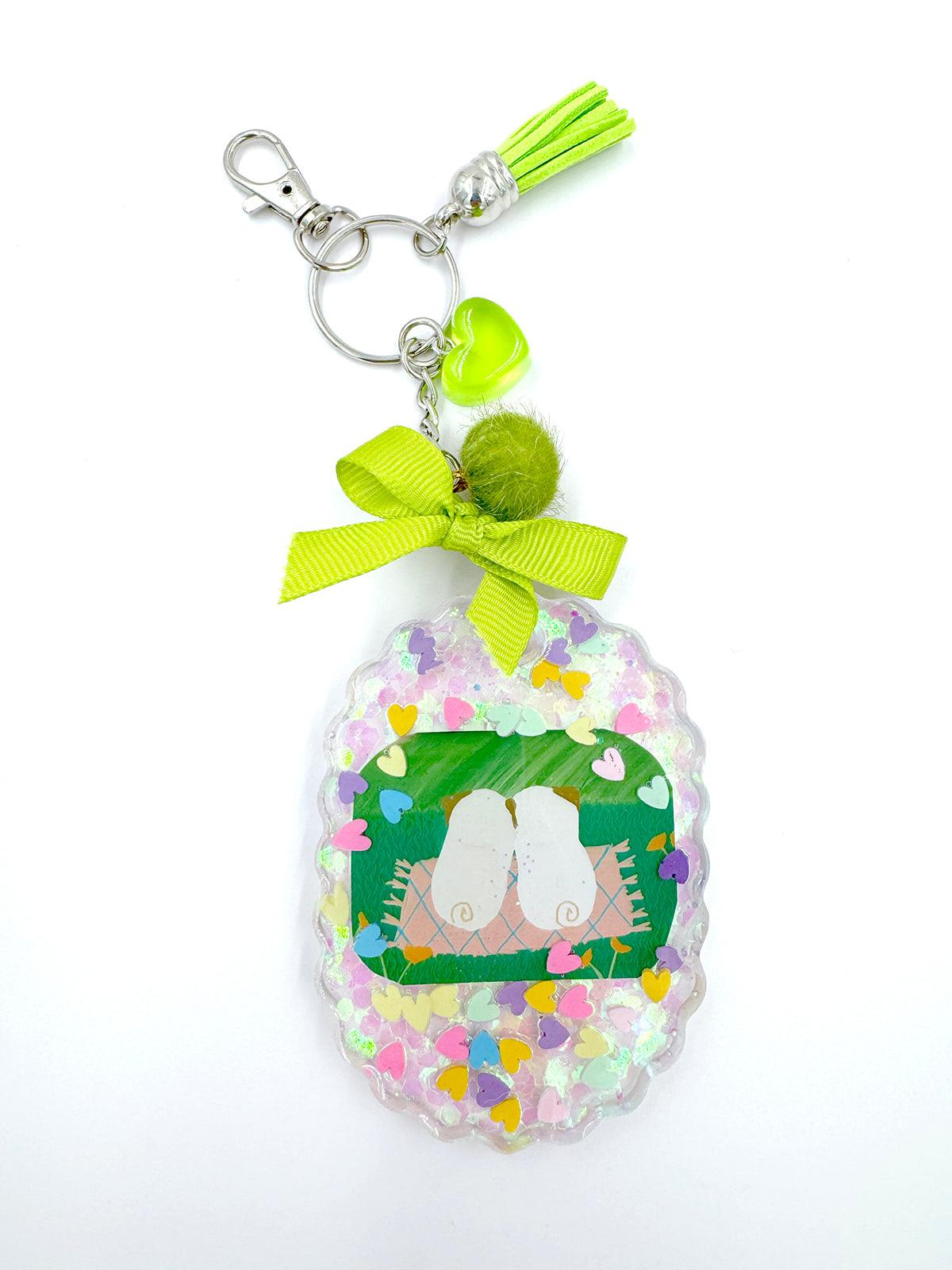 Pug Bag Charm - Love Pugs - B Grade