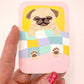 Sleeping In - Original Pug Painting - 100 Paintings Unleashed no. 43