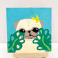 Plant Lady - Original Pug Painting - 100 Paintings Unleashed no. 56