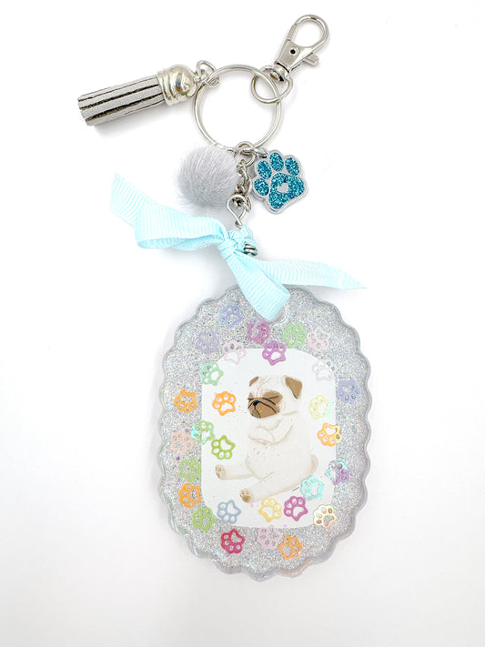 Pug Bag Charm - Petulant Pug