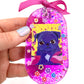 Pug Bag Charm - Flowery