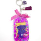 Pug Bag Charm - Flowery