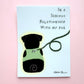 In A Serious Relationship With My Pug - Funny Black Pug Vinyl Sticker