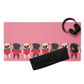 Strawberry Pugs Gaming Mouse Pad - Cute Desk Decor Featuring Strawpuggies