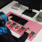 Strawberry Pugs Gaming Mouse Pad - Cute Desk Decor Featuring Strawpuggies