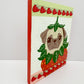 Strawberry Pug - Original Pug Painting - 100 Paintings Unleashed no. 21