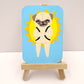 Off To Deliver Some Sunshine - Original Pug Painting - 100 Paintings Unleashed no. 44