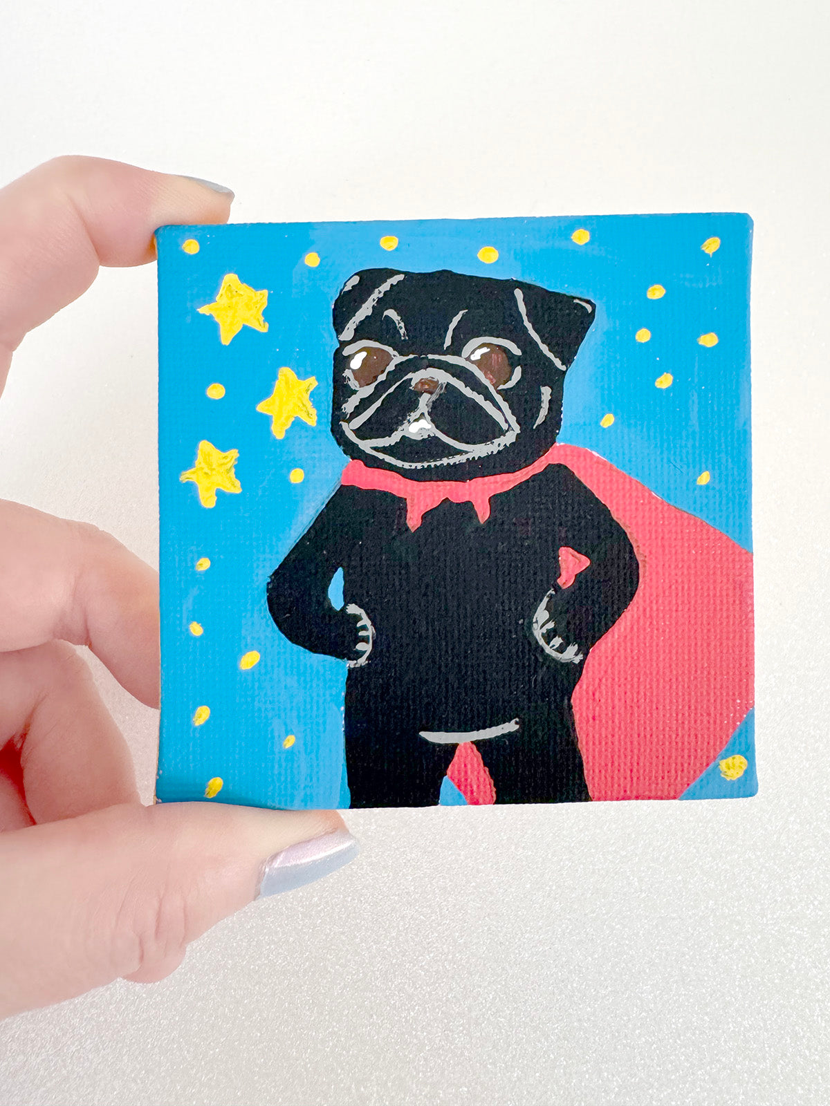 Superhero Pug - 2025 Miniature Painting Collection - 41/50