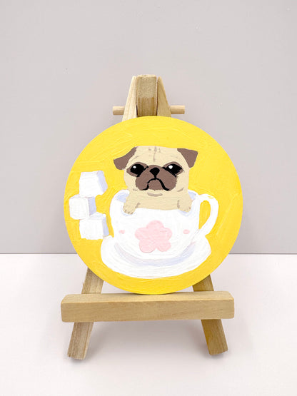 Sugar & Spite - Original Pug Painting - 100 Paintings Unleashed no. 29