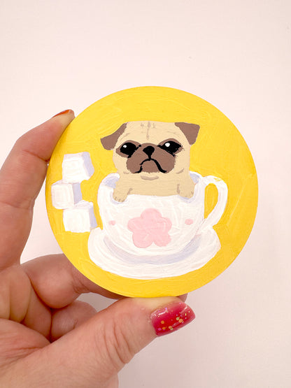 Sugar & Spite - Original Pug Painting - 100 Paintings Unleashed no. 29