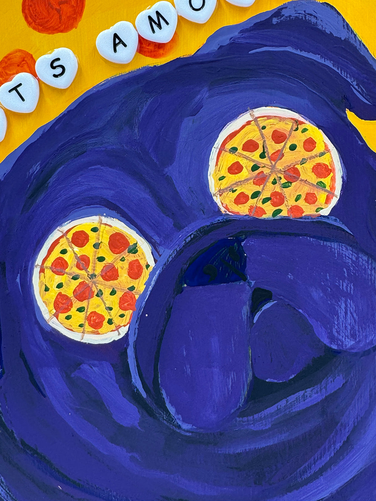 That's Amore! - Original Pug Painting - 100 Paintings Unleashed no. 6