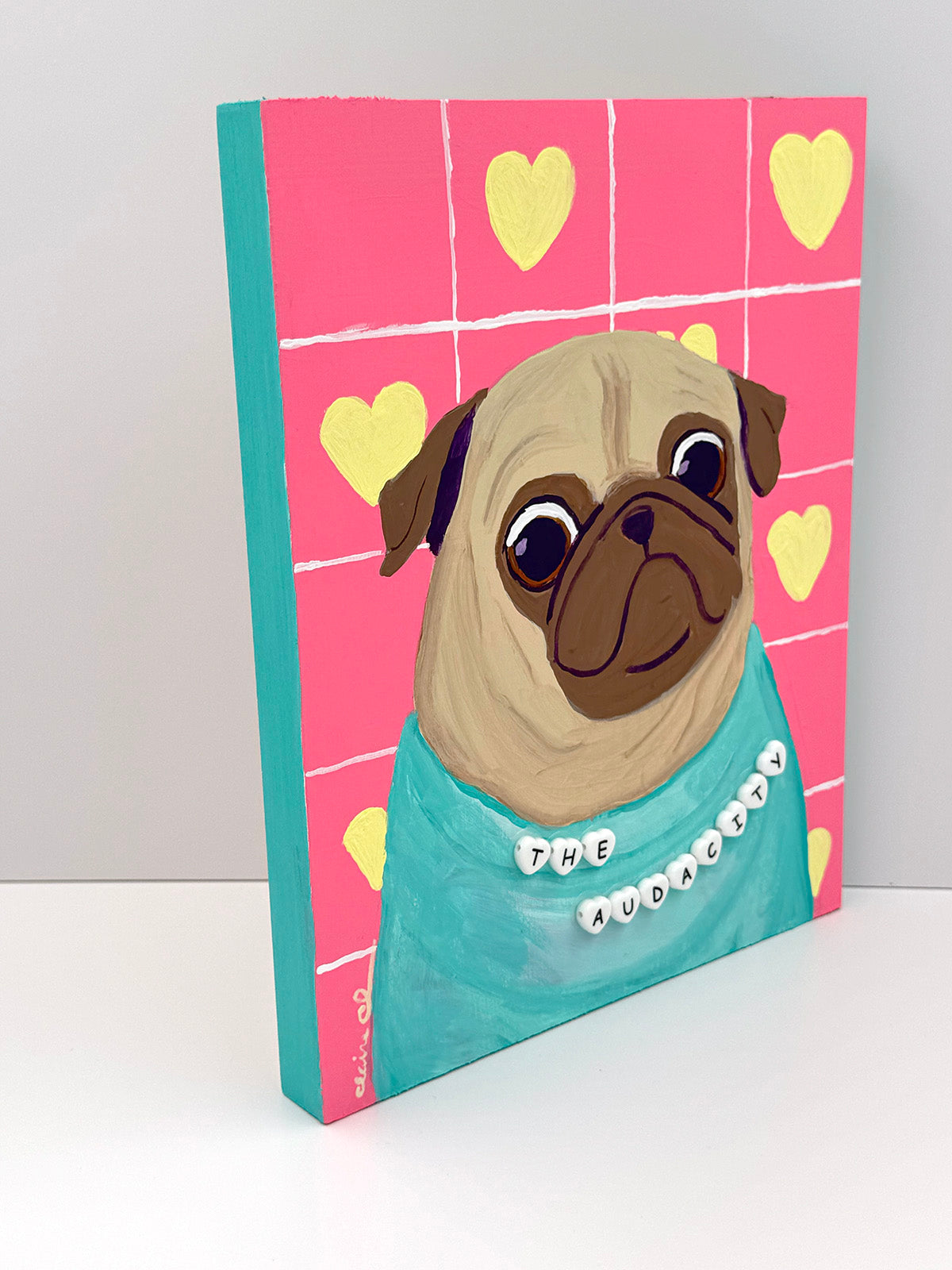 The Audacity - Original Pug Painting - 100 Paintings Unleashed no. 5