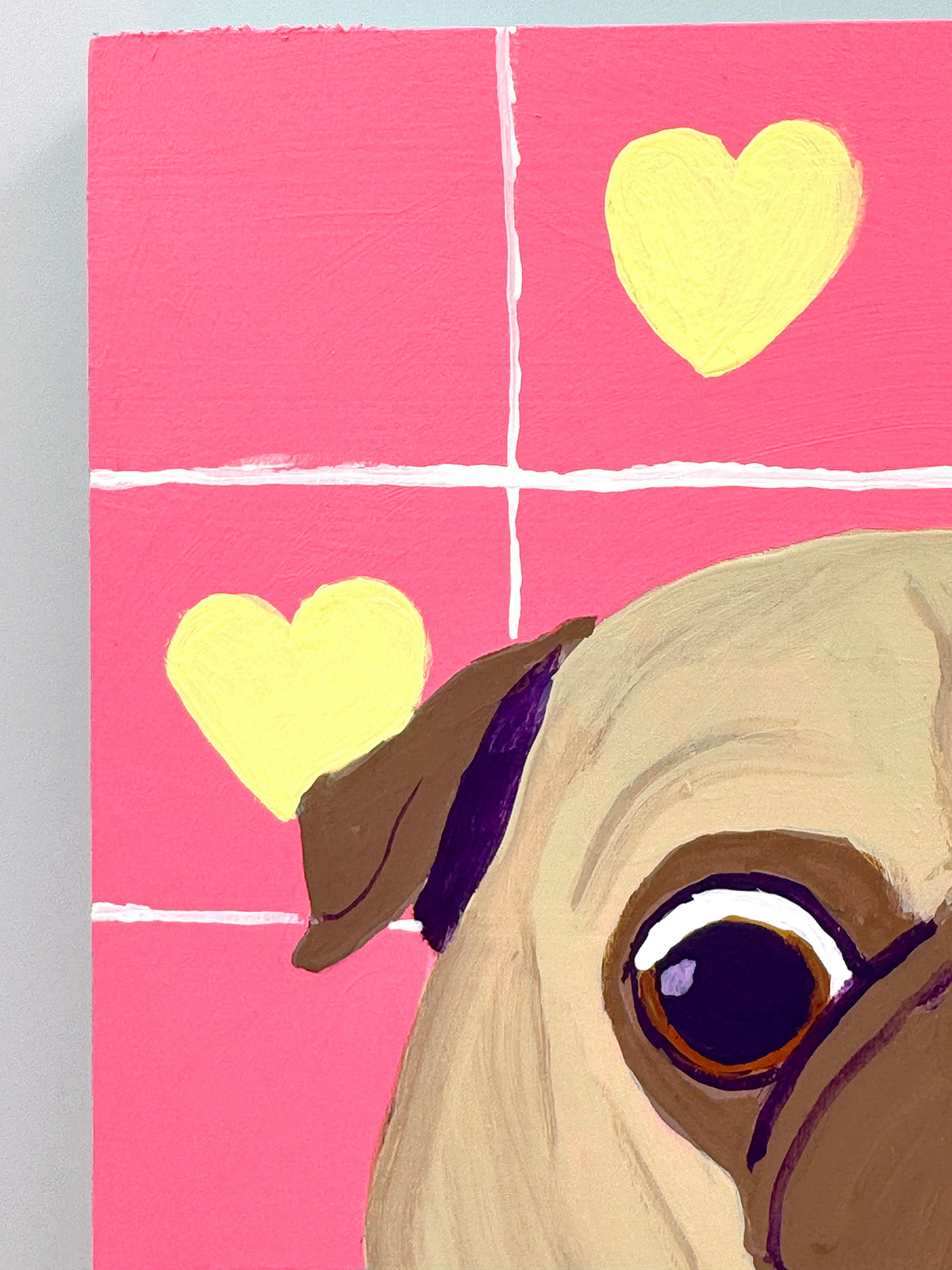 The Audacity - Original Pug Painting - 100 Paintings Unleashed no. 5