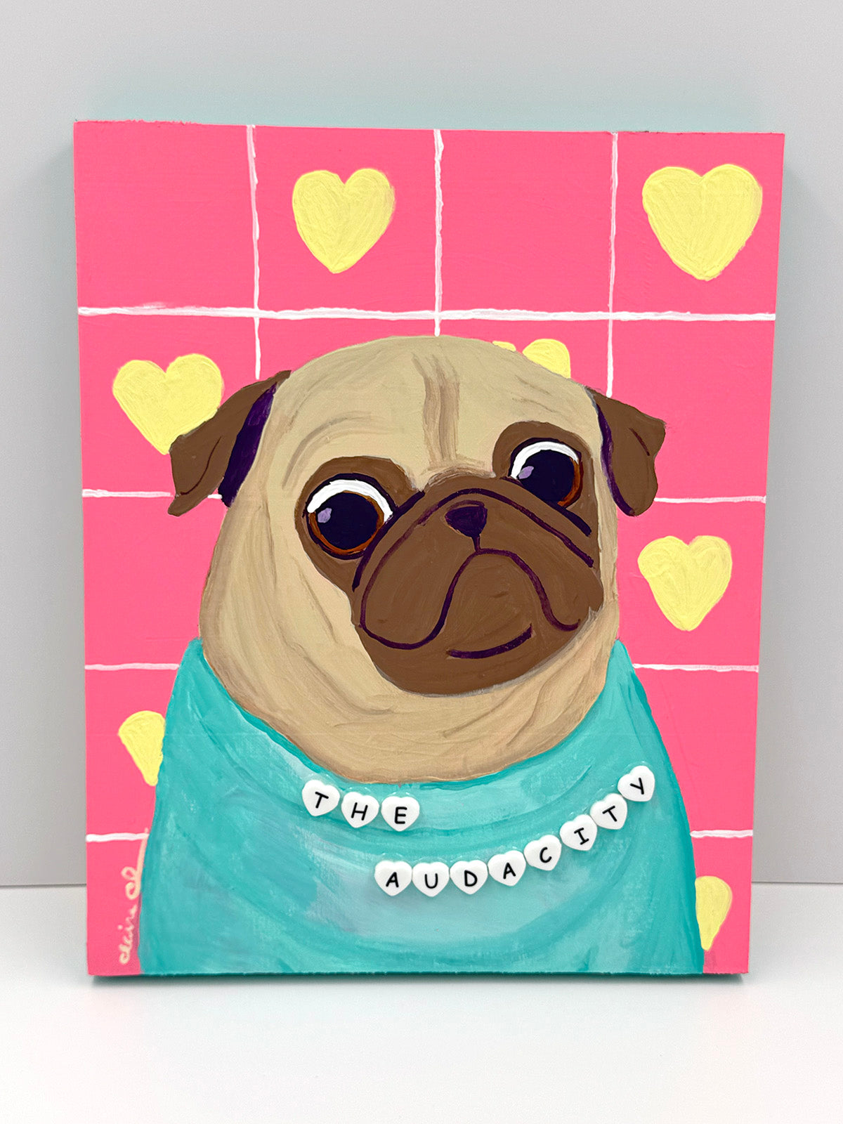 The Audacity - Original Pug Painting - 100 Paintings Unleashed no. 5
