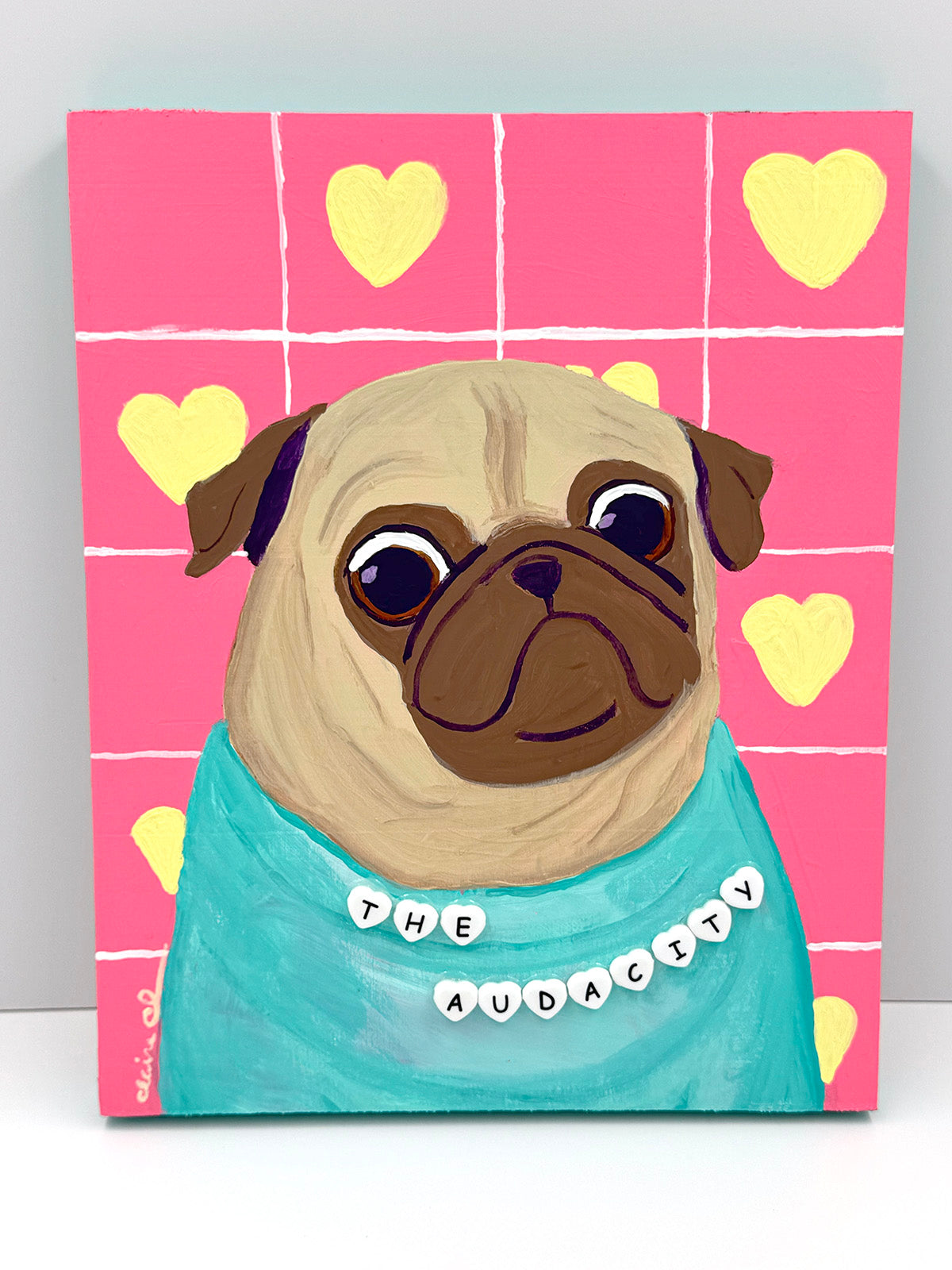 The Audacity - Original Pug Painting - 100 Paintings Unleashed no. 5