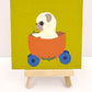 Tomato Car - Original Pug Painting - 100 Paintings Unleashed no. 58