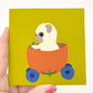 Tomato Car - Original Pug Painting - 100 Paintings Unleashed no. 58