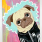 Sports Day - Original Pug Painting - 100 Paintings Unleashed no. 20