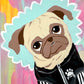 Sports Day - Original Pug Painting - 100 Paintings Unleashed no. 20