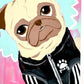 Sports Day - Original Pug Painting - 100 Paintings Unleashed no. 20