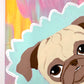 Sports Day - Original Pug Painting - 100 Paintings Unleashed no. 20