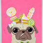 Crown of Treats - Original Pug Painting - 100 Paintings Unleashed no. 22