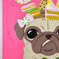 Crown of Treats - Original Pug Painting - 100 Paintings Unleashed no. 22