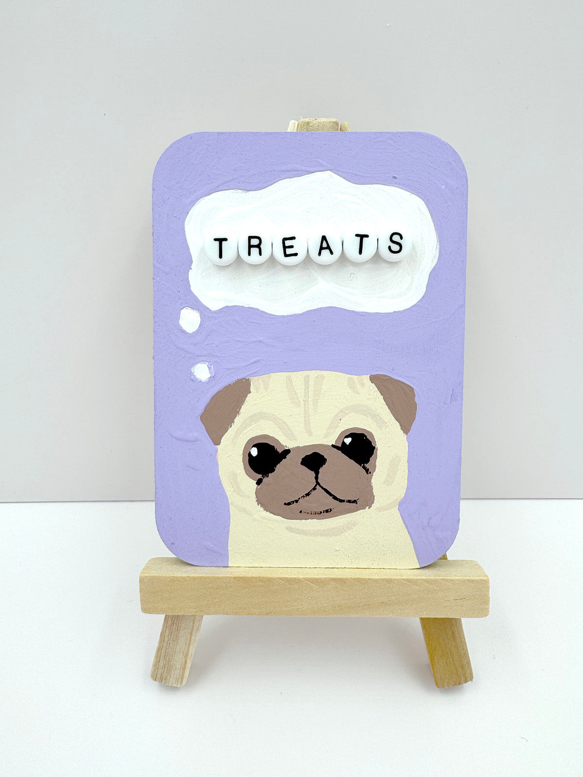 Treats - Original Pug Painting - 100 Paintings Unleashed no. 39