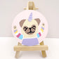 Unipug Power - Original Pug Painting - 100 Paintings Unleashed no. 32