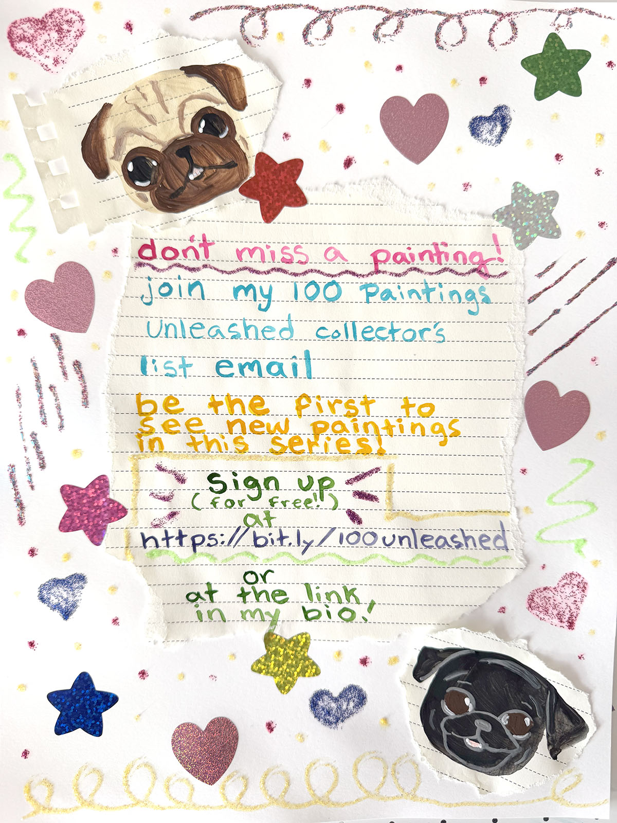 Distinguished Gentleman - Original Pug Painting - 100 Paintings Unleashed no. 8