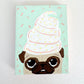 Whipped Cream Pug - 2025 Miniature Painting Collection - 46/50