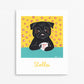 World's Best Pug - Customizable Pug Art Print