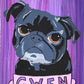 Sedona Pug Social Exclusive! Custom Sketch Portrait