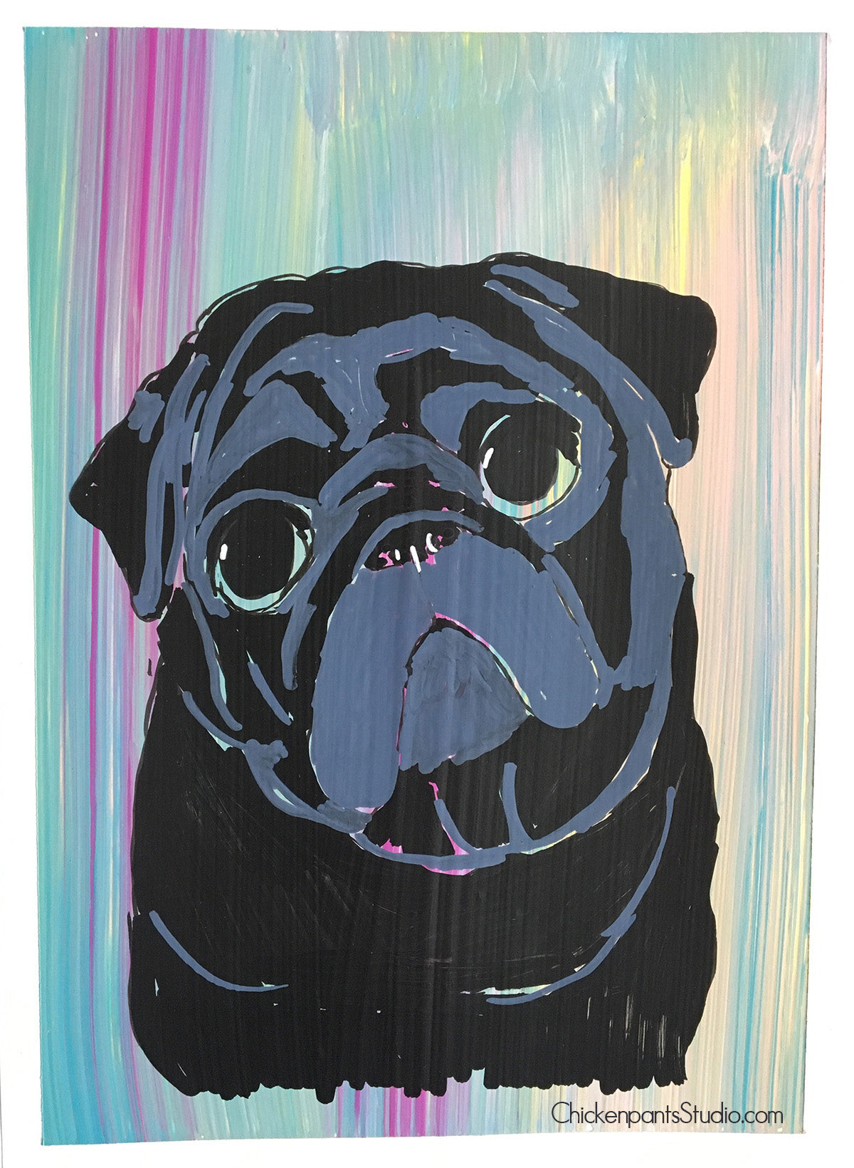 Sedona Pug Social Exclusive! Custom Sketch Portrait