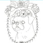Special Limited Re-Release! Flat Faced Friends - Pug Adult Coloring Book - Signed - With Bonuses!