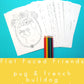 Special Limited Re-Release! Flat Faced Friends - Pug Adult Coloring Book - Signed - With Bonuses!