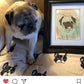 Sedona Pug Social Exclusive! Custom Sketch Portrait