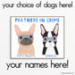 Personalized Partners In Crime Dog Art Print