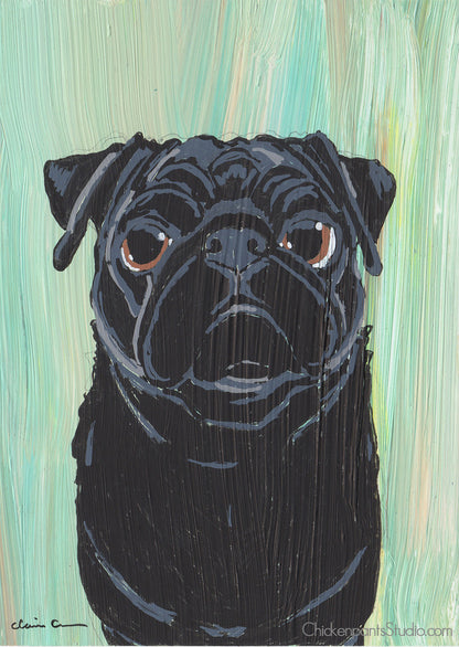 Sedona Pug Social Exclusive! Custom Sketch Portrait